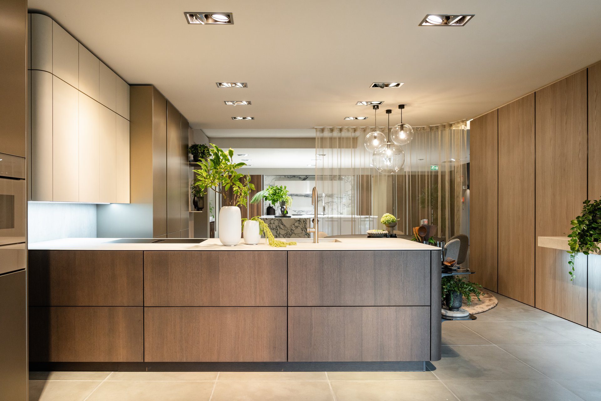 SieMatic kitchen ergonomic layout